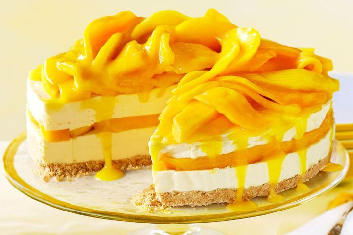 Mango Cheesecake Recipe
 Mango cheesecake