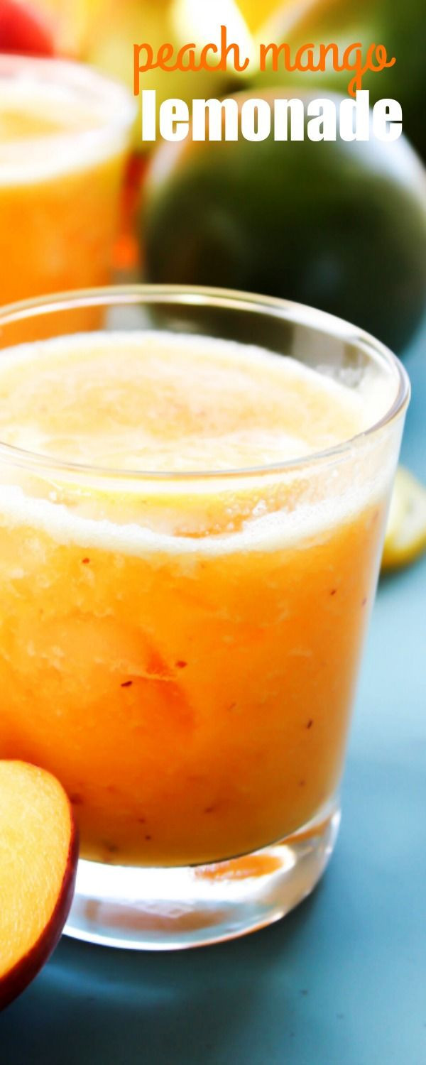 Mango Drink Recipes
 Peach Mango Lemonade Recipe