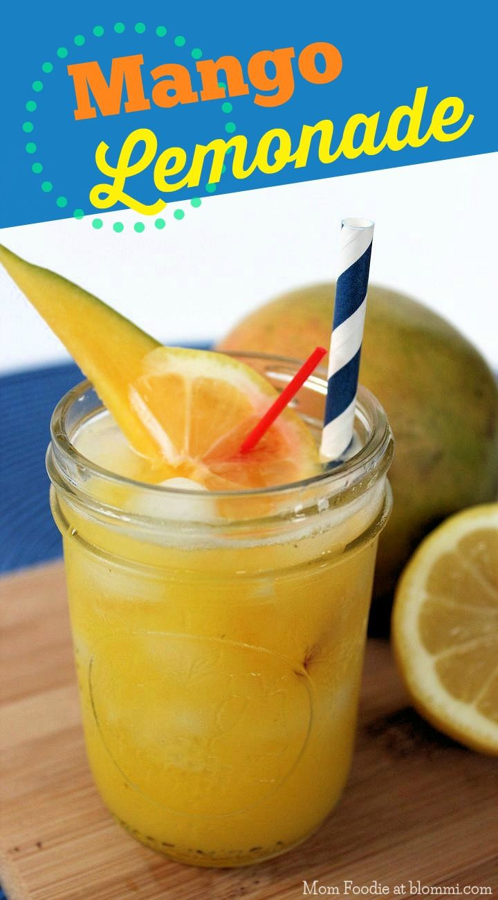 Mango Drink Recipes
 Mango Lemonade Recipe Fun Foods Pinterest