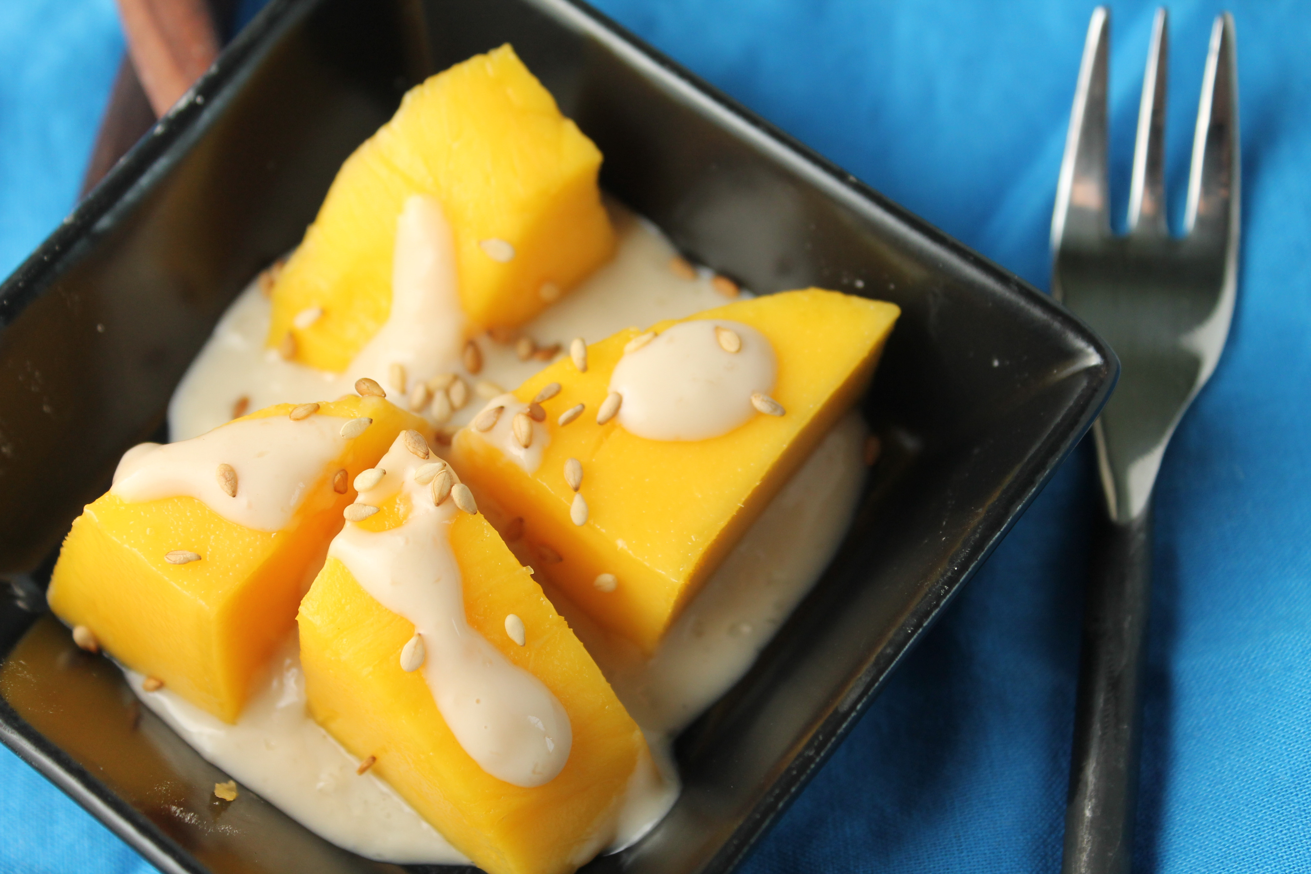 Mango Mango Dessert
 Paleo Thai Mango w Coconut Sauce Gluten Free