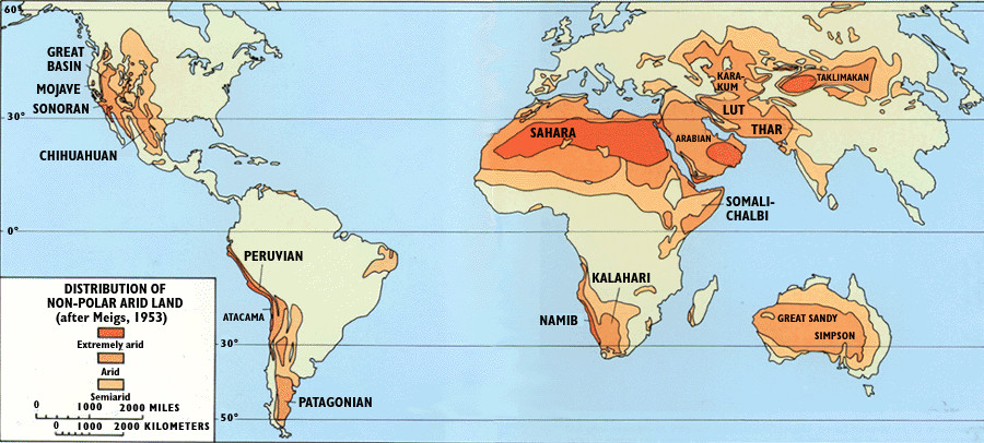 Map Of The Sahara Dessert
 The Sahara desert is as large as the United States of