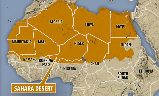 Map Of The Sahara Dessert
 Sahara Desert Deaths Worry UNHCR Business Post Nigeria