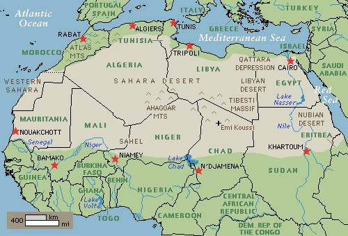 Map Of The Sahara Dessert
 The Seven Coolest Natural Wonders on Earth Wonderfulinfo