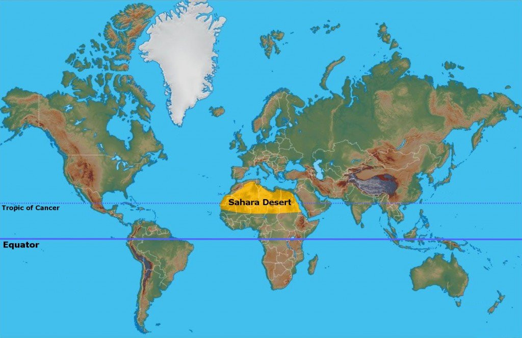 Map Of The Sahara Dessert
 Why Are Tropical Regions Hotter Than Equatorial Regions