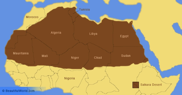 Map Of The Sahara Dessert
 Sahara Desert Facts & Information Beautiful World Travel