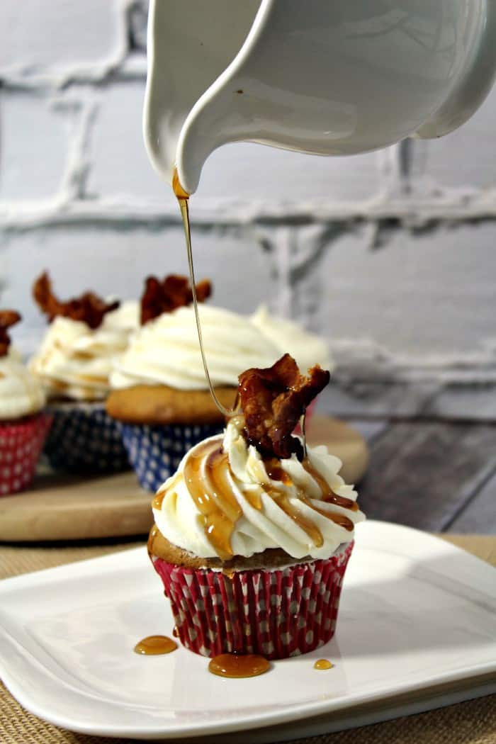 Maple Bacon Cupcakes
 Maple Bacon Cupcakes Just 2 Sisters