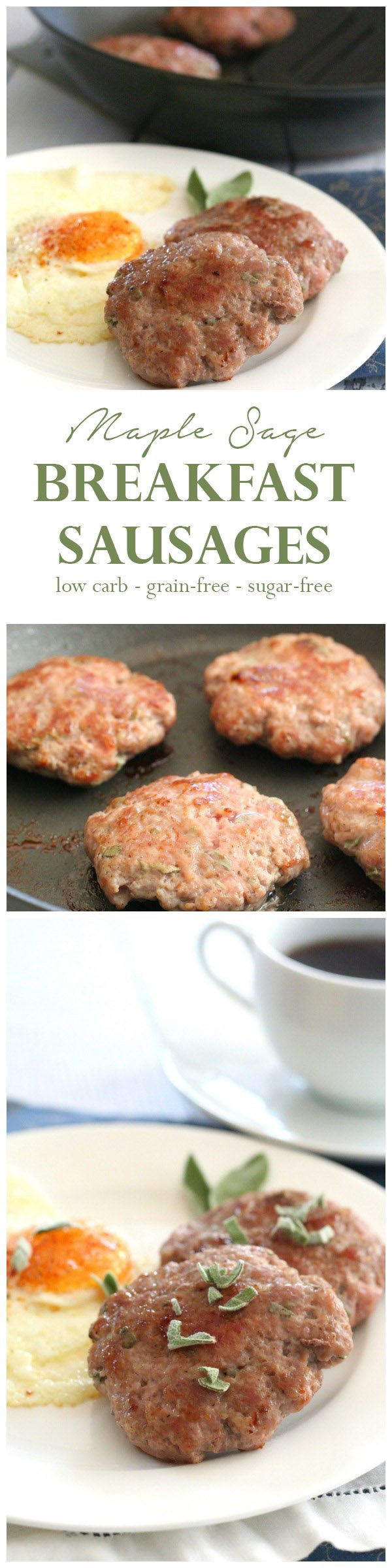 Maple Breakfast Sausage Recipe
 Low Carb Maple Sage Breakfast Sausage Recipe