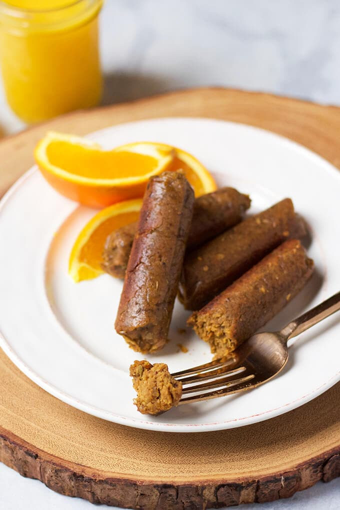 Maple Breakfast Sausage Recipe
 Vegan Maple Breakfast Sausage Links