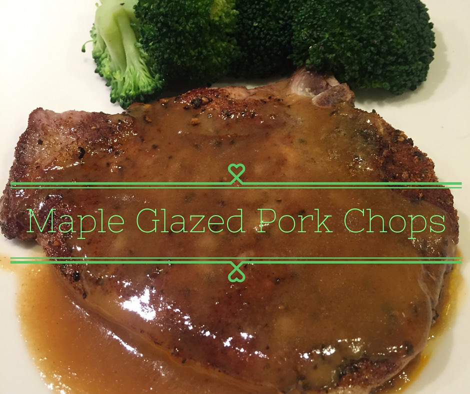 Maple Pork Chops
 Maple Glazed Pork Chops The Hesitant Runner