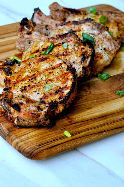 Maple Pork Chops
 Grilled Maple Dijon Pork Chops First Home Love Life