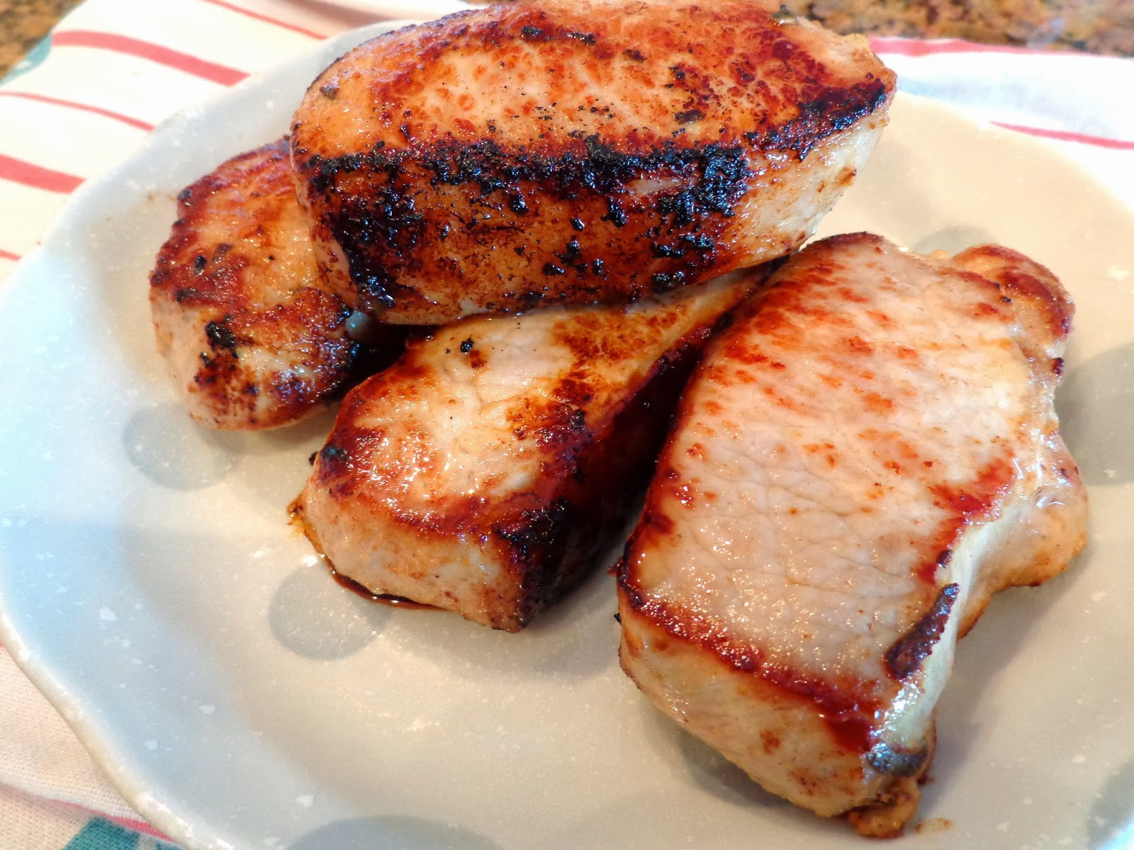 Maple Pork Chops
 …Maple Glazed Pork Chops For the Love of