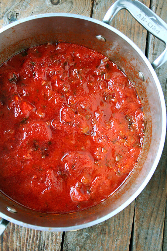 Marcella Hazan Tomato Sauce
 A Second Marcella Hazan Tomato Sauce Hot Italian Sausage