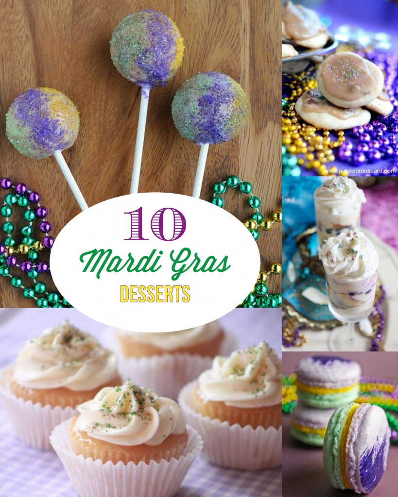 Mardi Gras Desserts
 10 Mardi Gras Desserts Mirabelle Creations