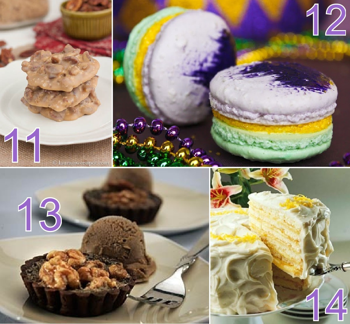 Mardi Gras Desserts
 17 Deliciously Decadent Mardi Gras Dessert Recipes The