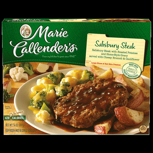 Marie Calendars Frozen Dinner
 Salisbury Steak