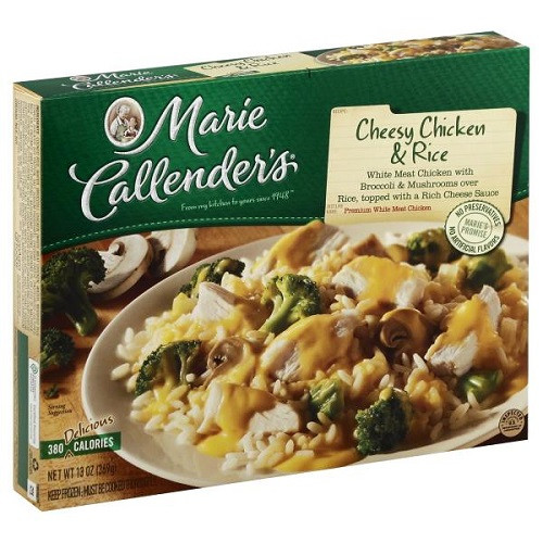 Marie Calendars Frozen Dinner
 Marie Callender s Frozen Dinner Cheesy Chicken & Rice 13