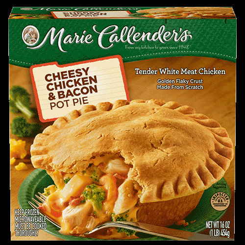 Marie Callender'S Chicken Pot Pie
 Roasted Turkey Breast & Stuffing