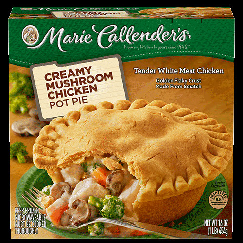 Marie Callender'S Chicken Pot Pie
 Creamy Mushroom Chicken Pot Pie