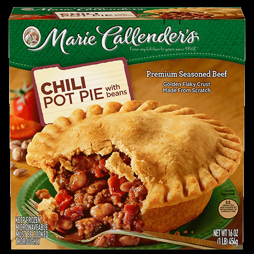 Marie Callender'S Chicken Pot Pie
 Razzleberry Pie