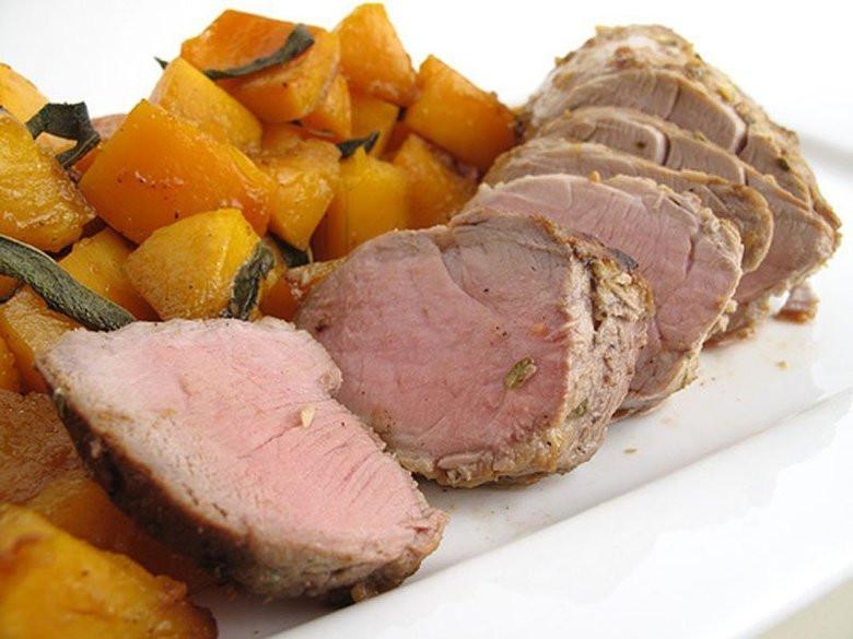 Marinated Pork Tenderloin
 Fall is for roasting Try pork tenderloin with butternut