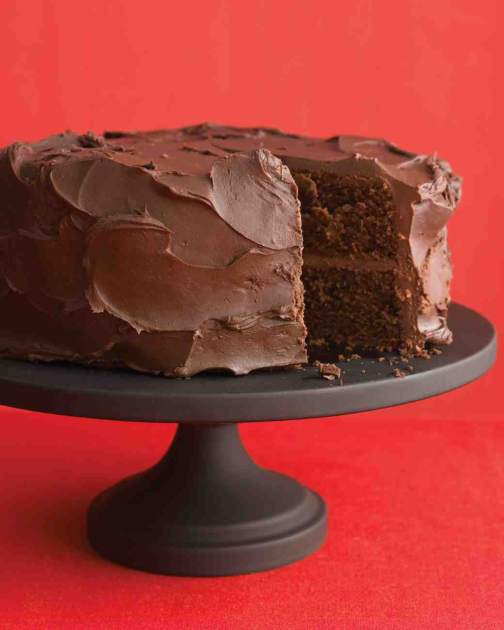 Martha Stewart Chocolate Cake
 Dark Chocolate Cake with Ganache Frosting Recipe