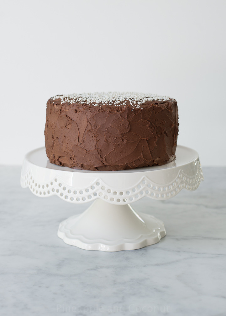 Martha Stewart Chocolate Cake
 Chocolate Cake and Martha Stewart Pineapple and Coconut