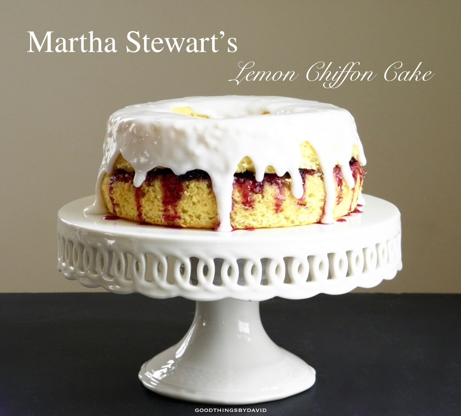 Martha Stewart Lemon Cake
 Good Things by David Martha Stewart s Lemon Chiffon Cake