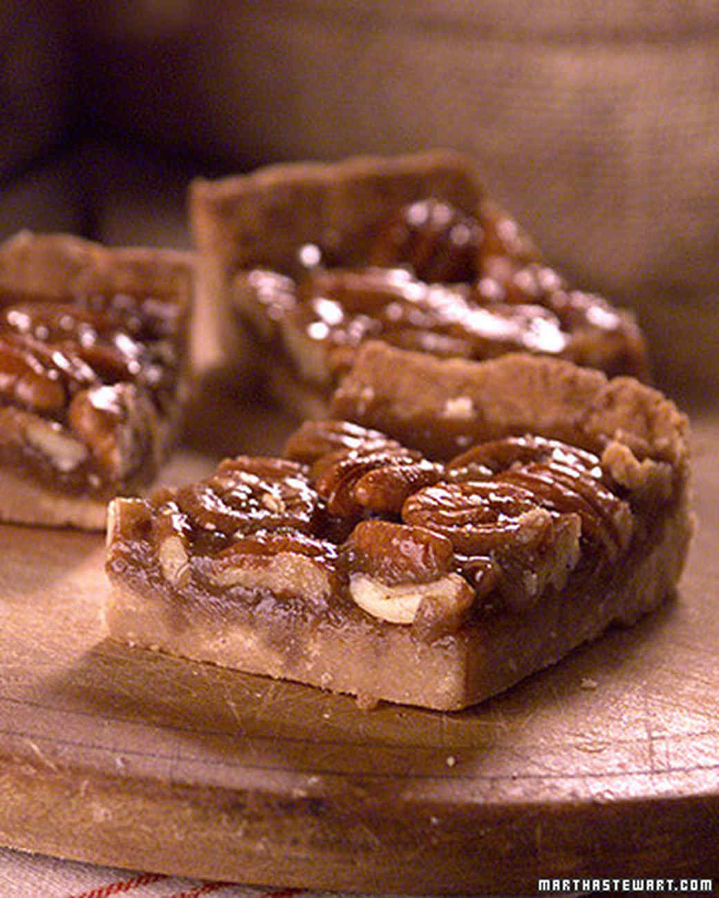 Martha Stewart Pecan Pie
 Pecan Squares Recipe