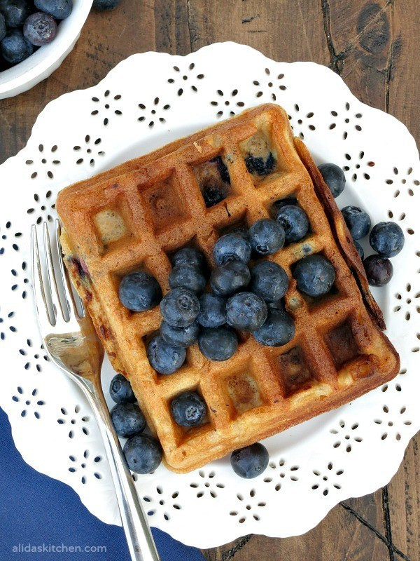 Martha Stewart Waffles
 Blueberry Buttermilk Waffles SundaySupper