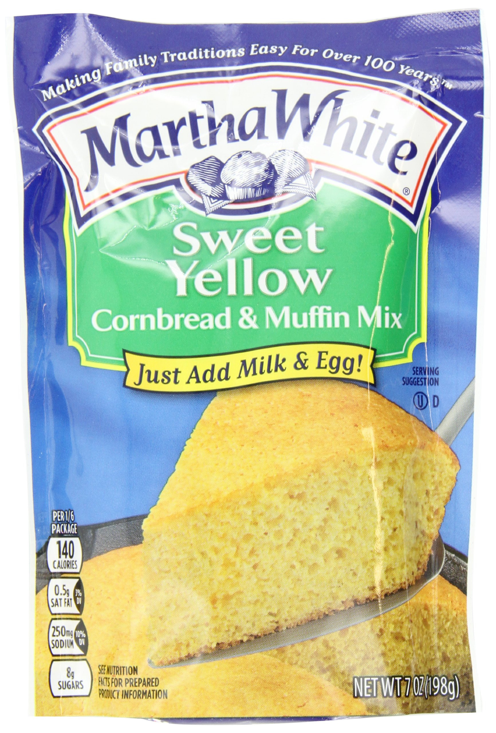 Martha White Cornbread
 Amazon Martha White Yellow Cornbread and Muffin Mix