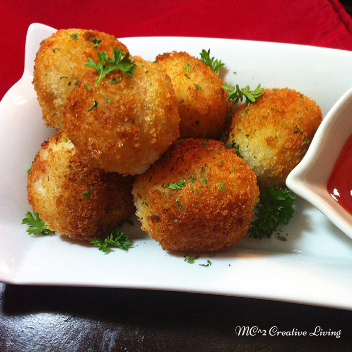 Mashed Potato Balls
 Fried Mashed Potato Balls