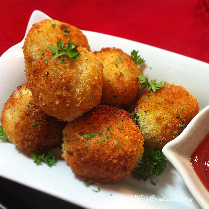 Mashed Potato Balls
 Fried Mashed Potato Balls