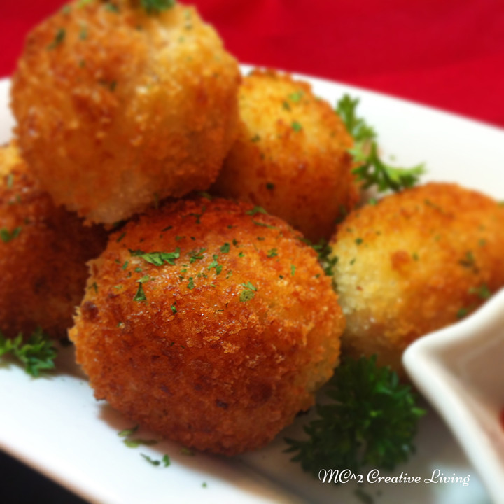 Mashed Potato Balls
 Fried Mashed Potato Balls