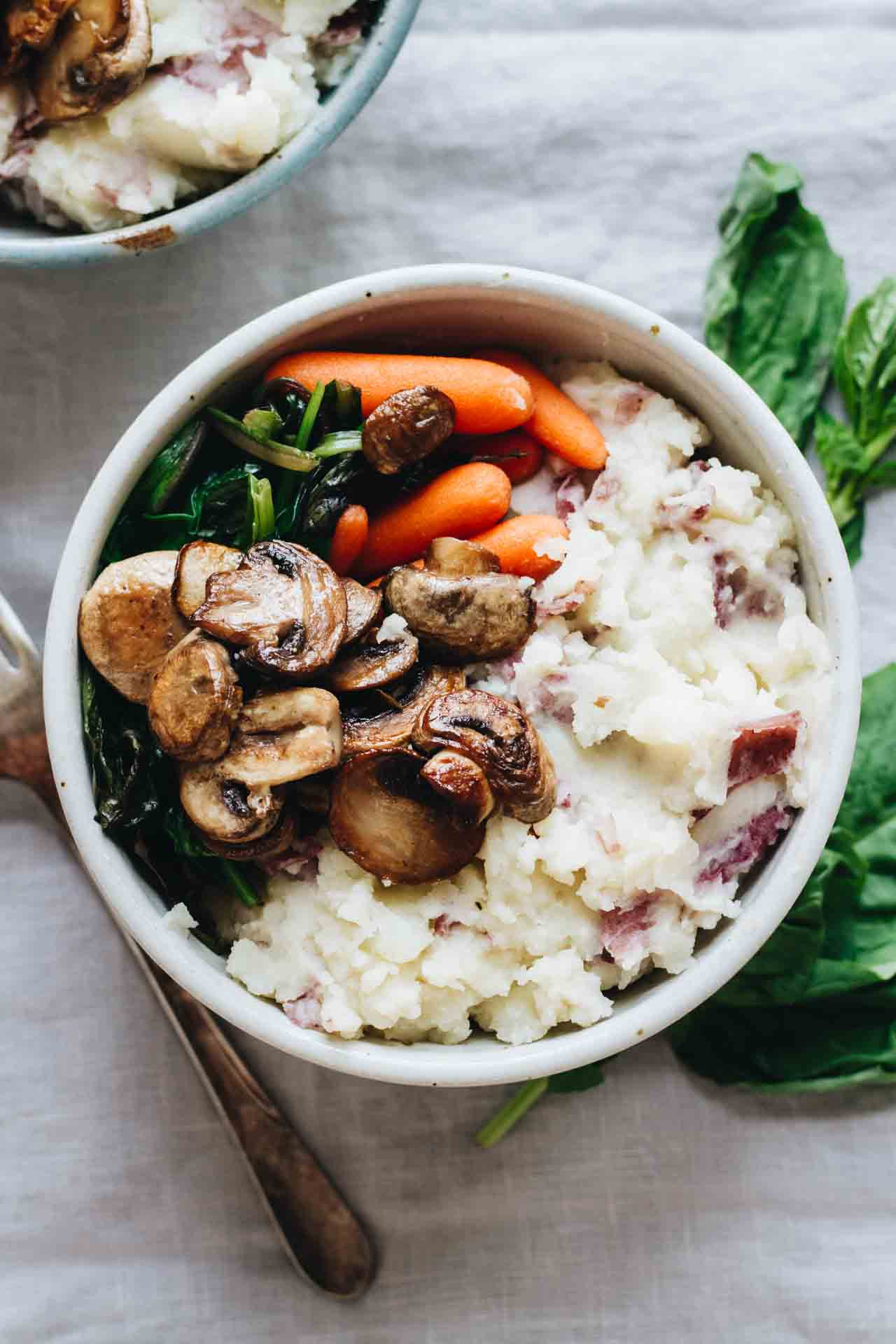 Mashed Potato Bowl
 Vegan Loaded Mashed Potato Bowls Jar Lemons