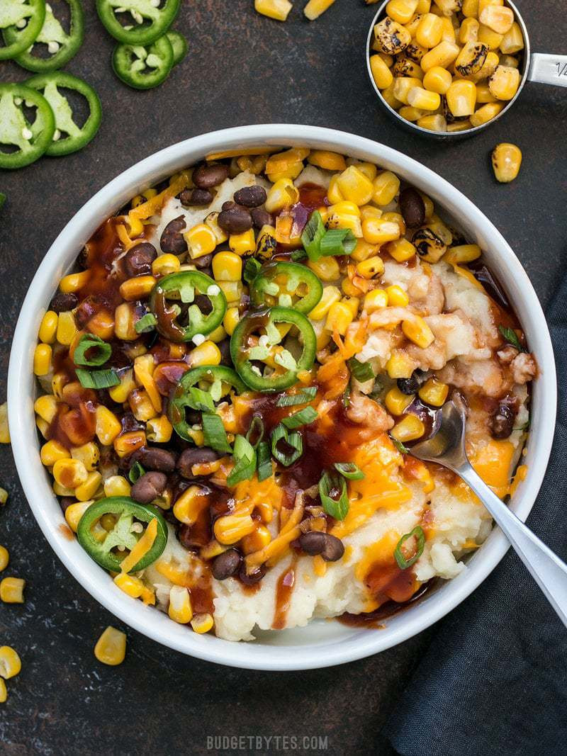 Mashed Potato Bowl
 Loaded Mashed Potato Bowls Bud Bytes