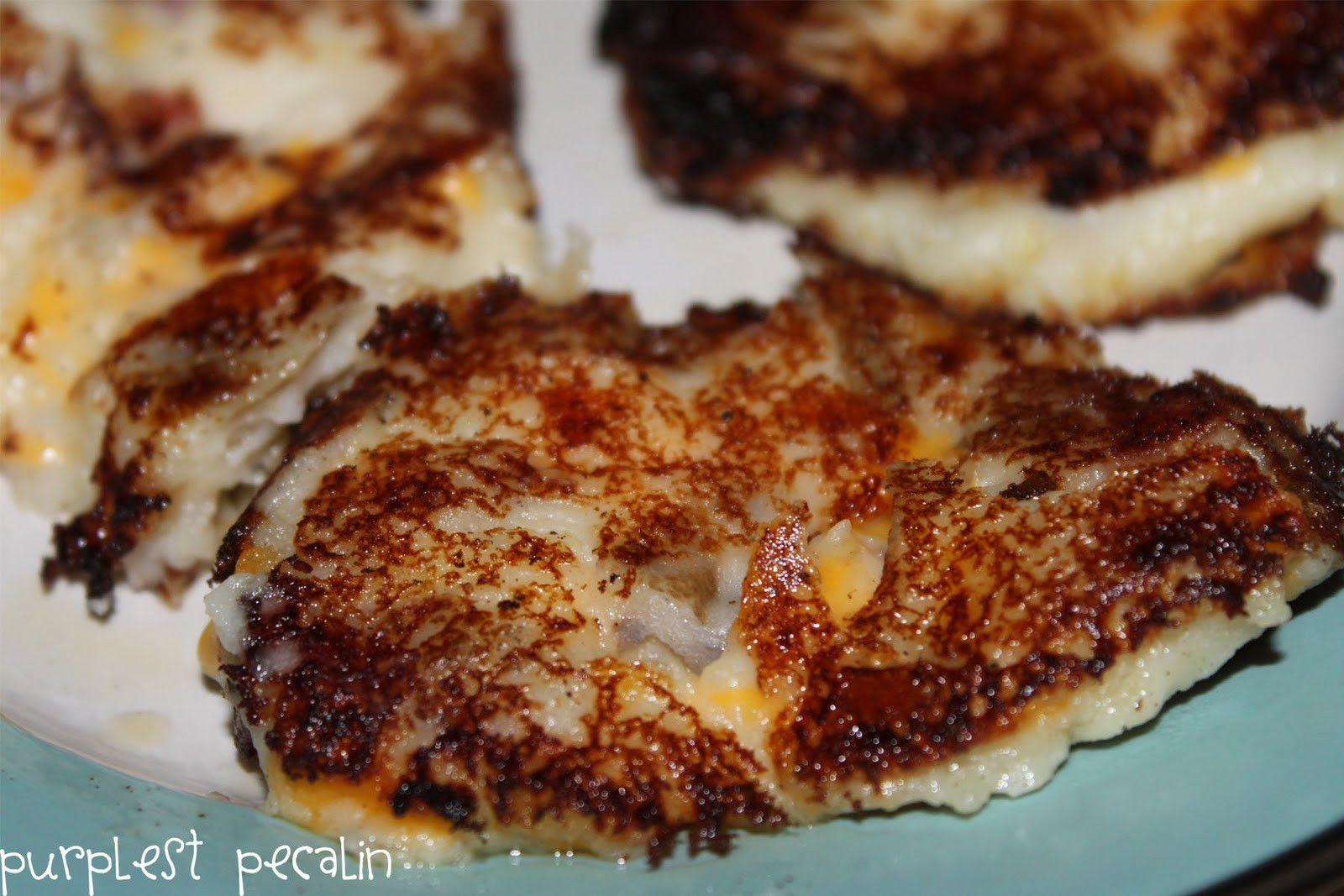 Mashed Potato Cakes
 Purplest Pecalin Mashed Potato Cakes