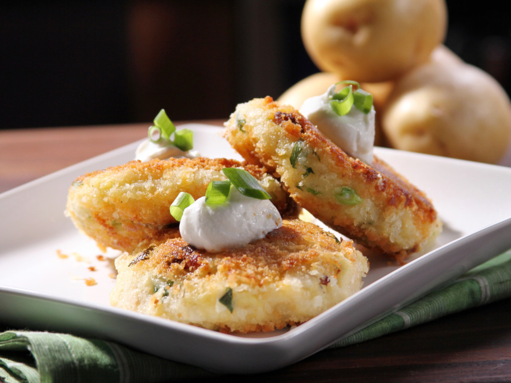 Mashed Potato Cakes
 What to do with Leftover Mashed Potatoes