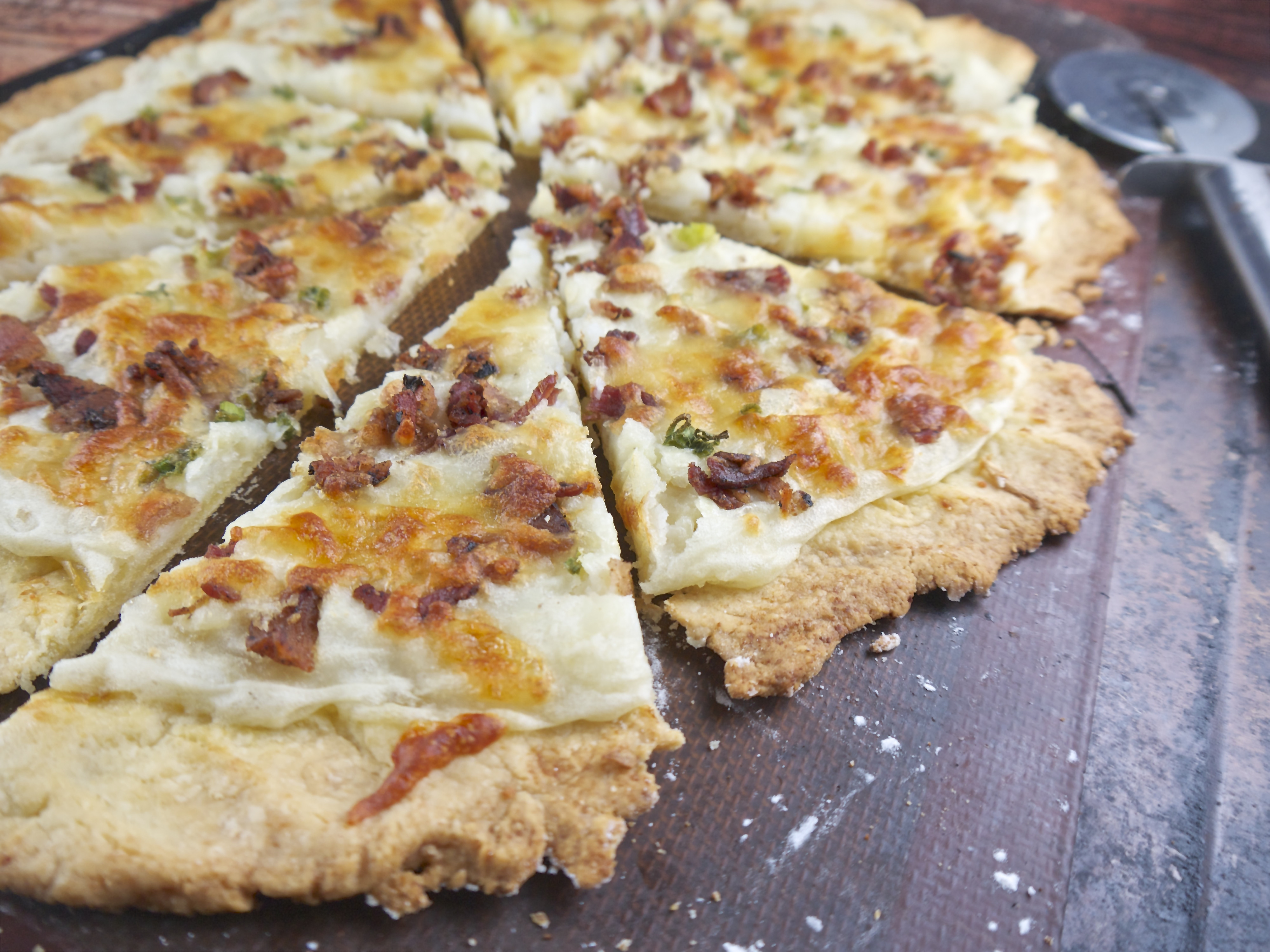 Mashed Potato Pizza
 Allergy Friendly Mashed Potato Pizza