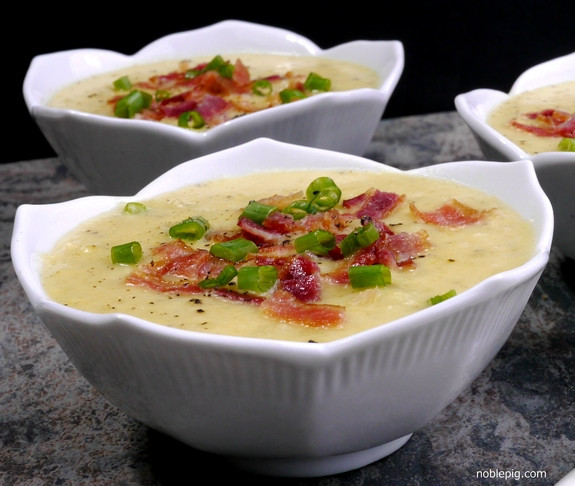 Mashed Potato Soup
 Leftover Mashed Potato Cheese Soup