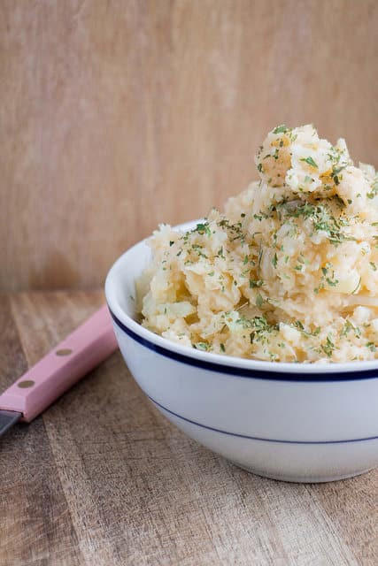 Mashed Potatoes No Milk
 Cauliflower Mashed Potatoes Recipe with NO milk or butter