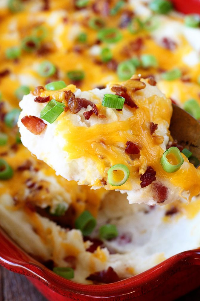 Mashed Potatoes Recipes Easy
 Shortcut Loaded Mashed Potato Casserole Southern Bite