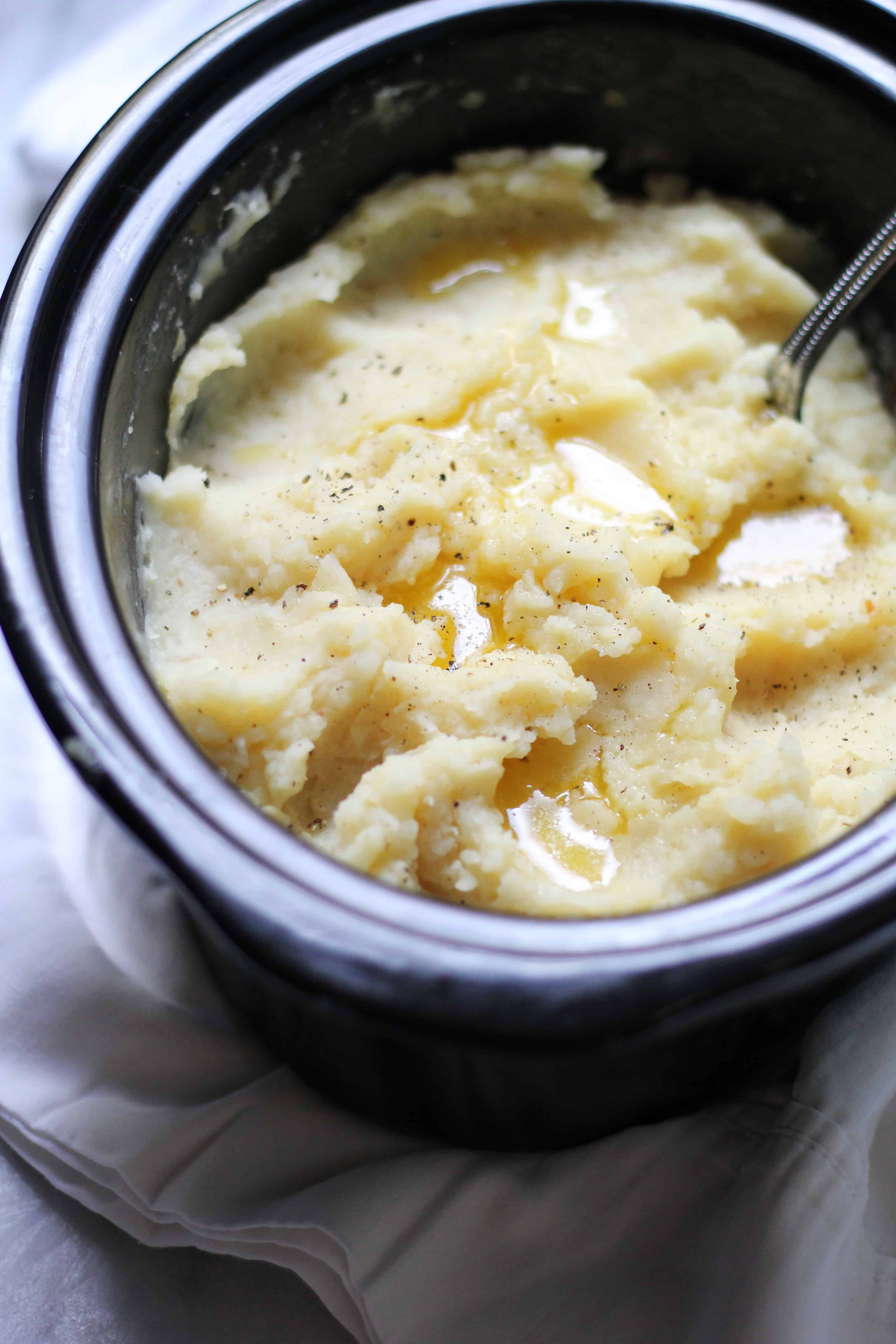 Mashed Potatoes Slow Cooker
 Slow Cooker Mashed Potatoes The Baker Chick