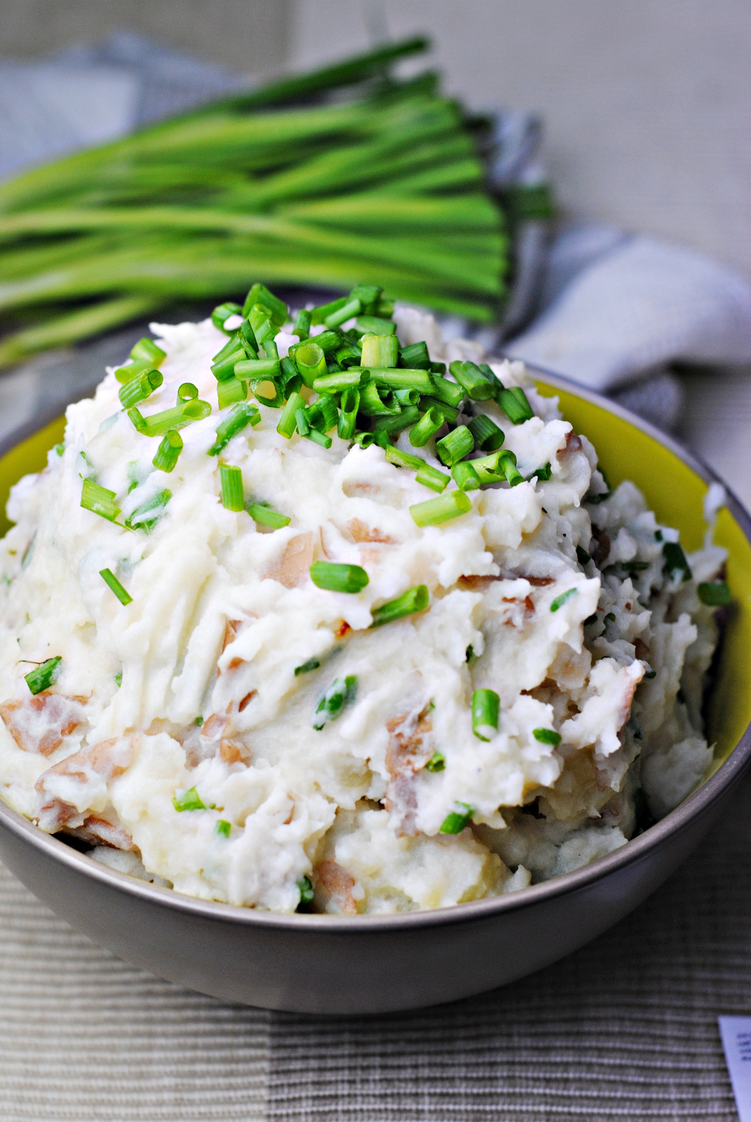 Mashed Potatoes With Sour Cream
 Sour Cream Smashed Potatoes and a Potato Blog Hop