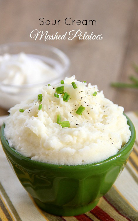 Mashed Potatoes With Sour Cream
 Sour Cream Mashed Potatoes