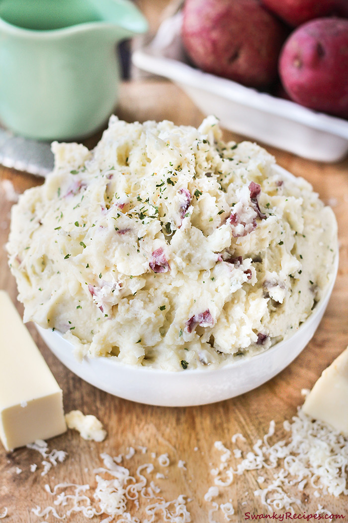 Mashed Red Potatoes
 Cheesy Red Mashed Potatoes Swanky Recipes