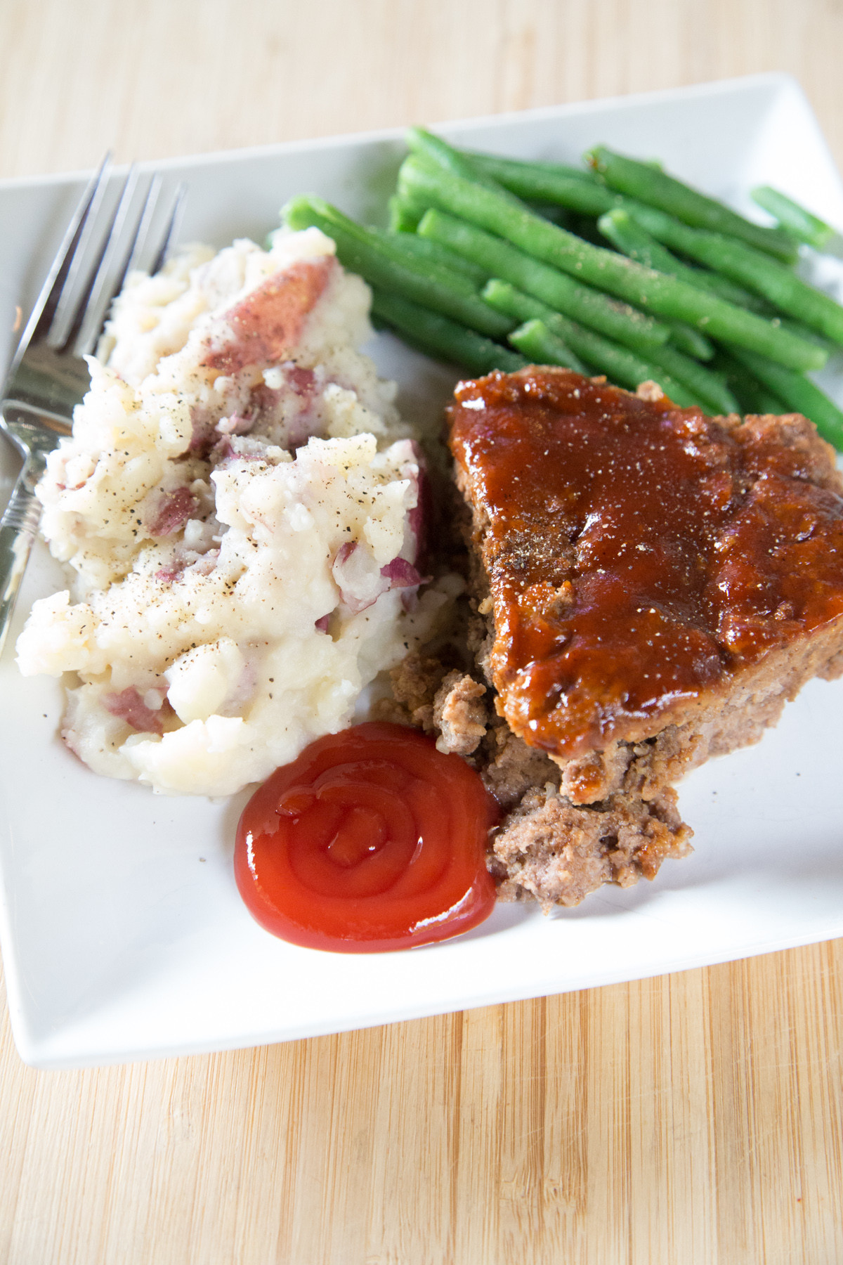 Mashed Red Potatoes
 Instant Pot BBQ Meatloaf and Mashed Red Potatoes Recipe