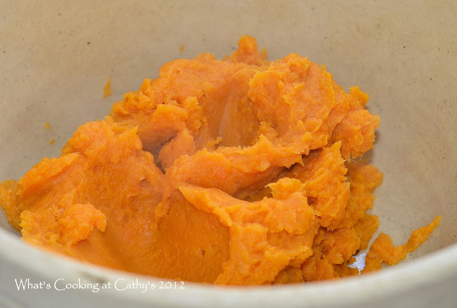 Mashed Sweet Potato Casserole
 What s Cooking At Cathy s Sweet Potato Casserole
