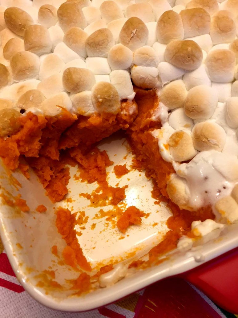 Mashed Sweet Potatoes With Marshmallows
 Sweet Potatoes Casserole With Marshmallows – Melanie Cooks