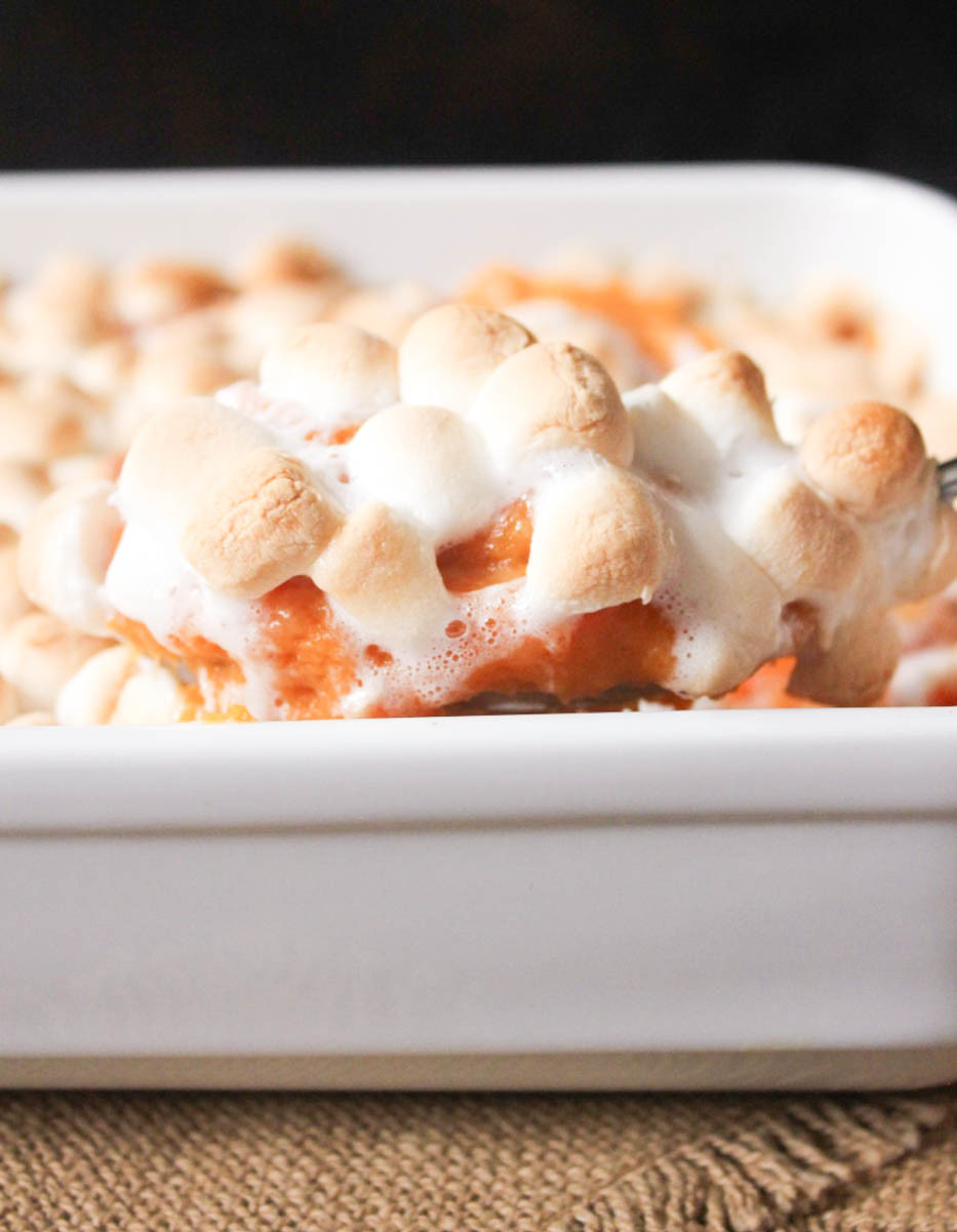 Mashed Sweet Potatoes With Marshmallows
 Sweet Potato Casserole with Marshmallows Domesticate ME