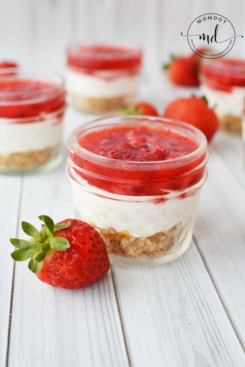 Mason Jar Desserts Recipes
 Strawberry Pretzel Dessert